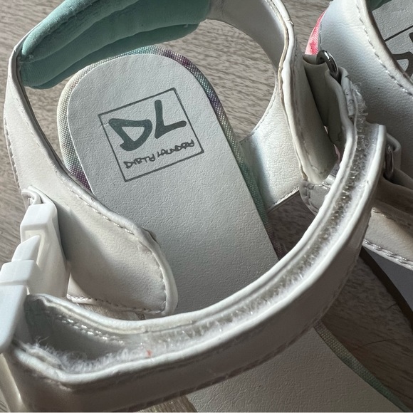 DIRTY LAUNDRY platform metallic buckle sandal size 8 - Picture 3 of 8